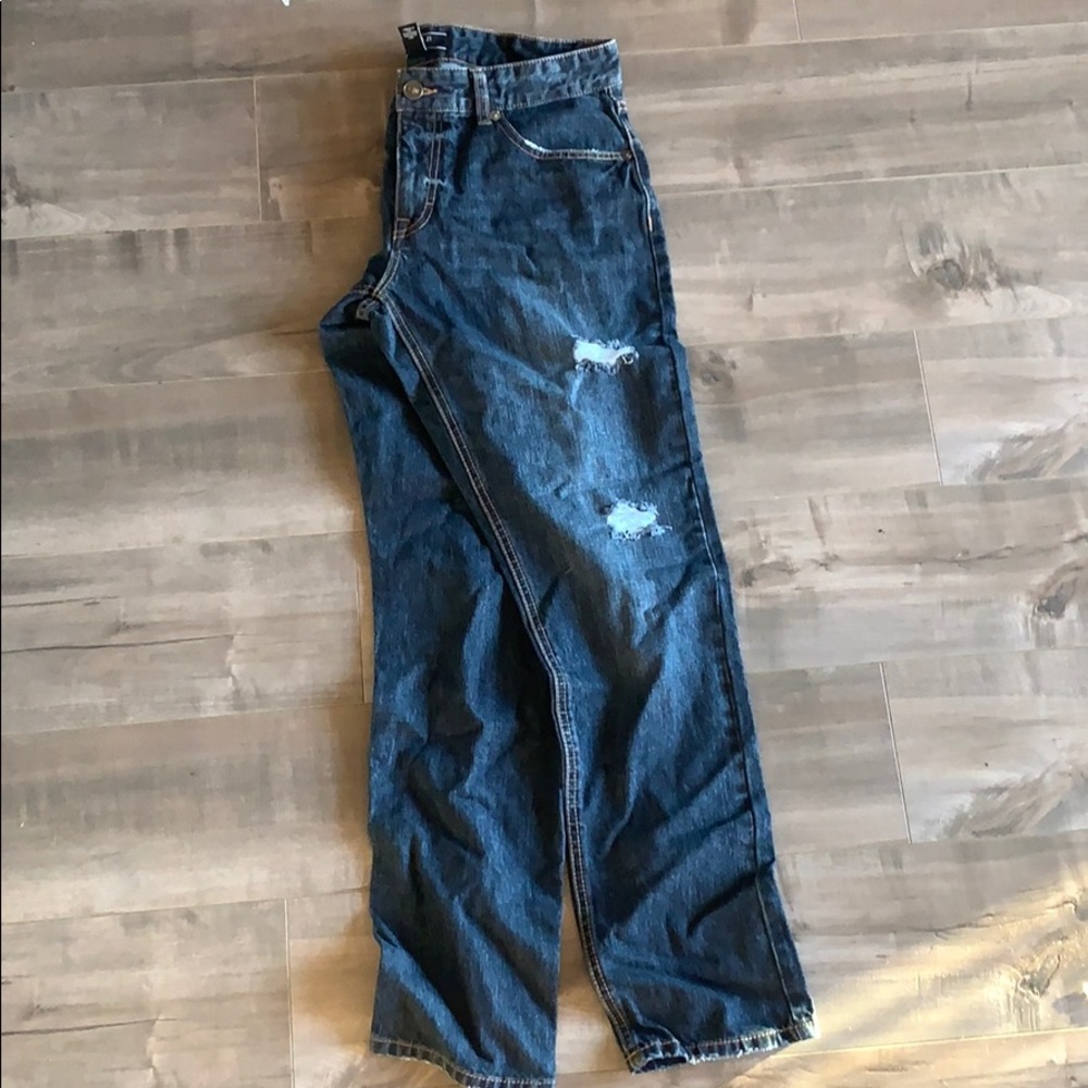 Ripped denim pants